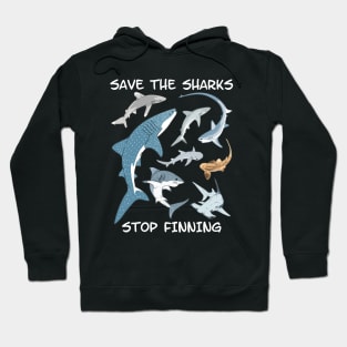 Save the Sharks - Stop Finning Hoodie